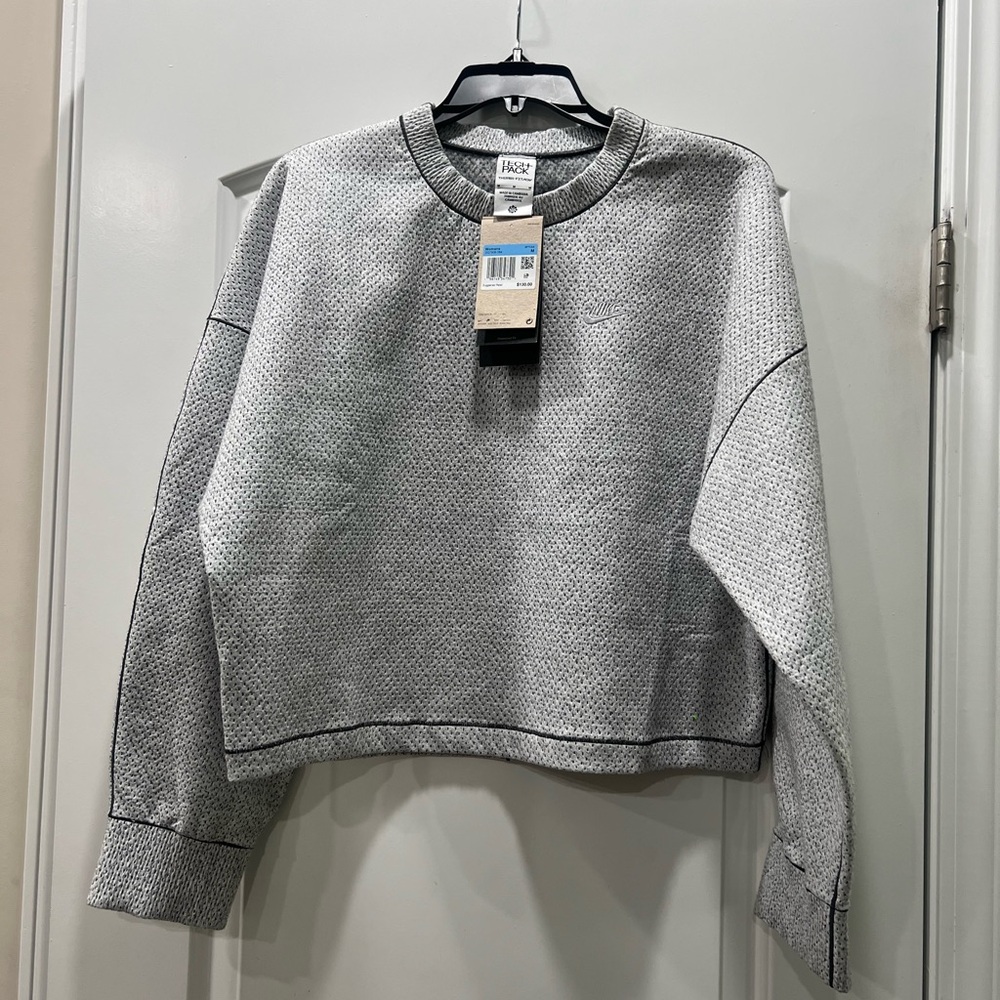 Nike Gray Relaxed Fit Hoodie Sweatshirt